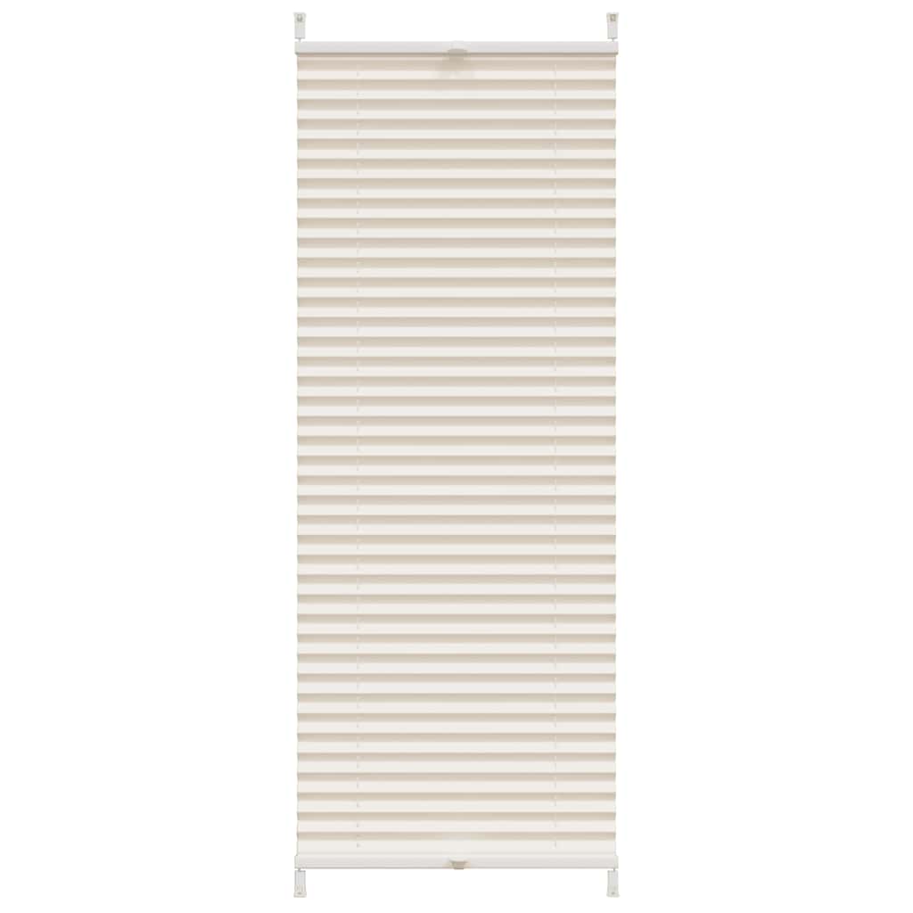 Plisseret blind 50x100 cm creme