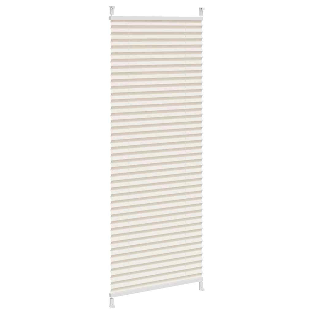 Plisseret blind 50x100 cm creme