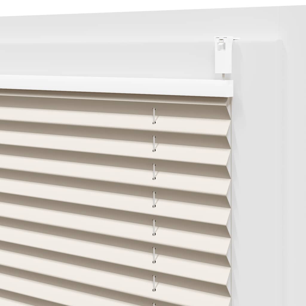 Plisseret blind 50x100 cm creme