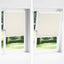 Plisseret blind 70x150 cm creme