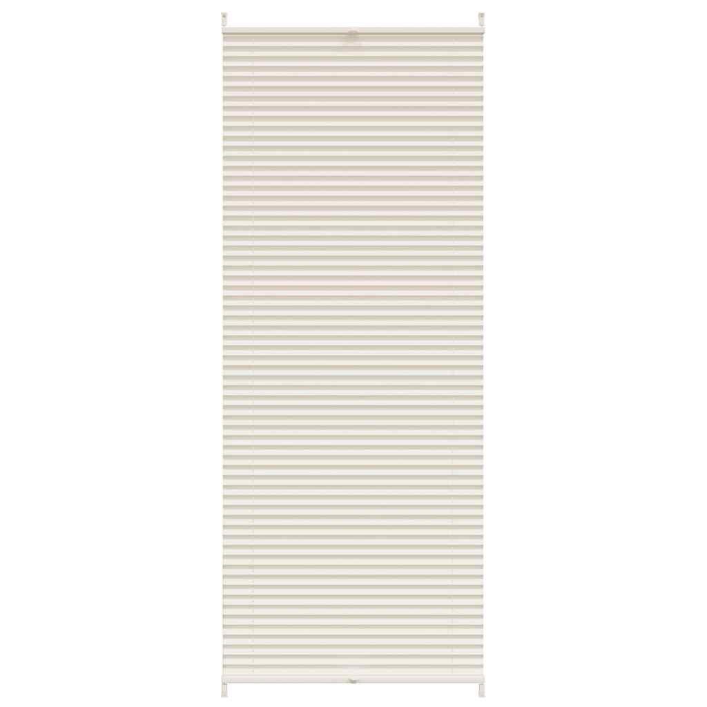 Plisseret blind 90x200 cm creme