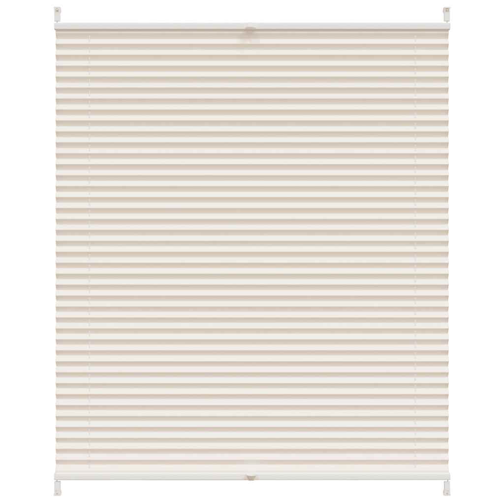 Plisseret blind 100x150 cm creme