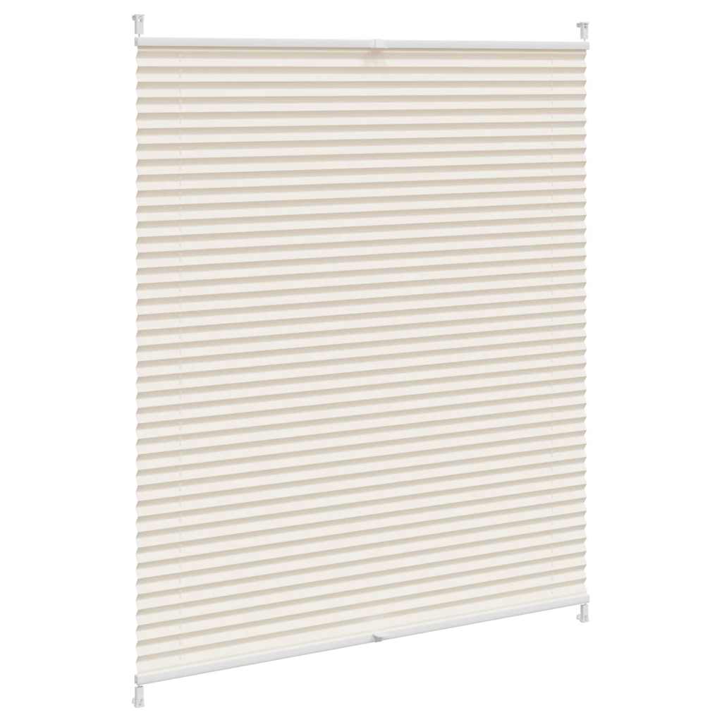 Plisseret blind 110x125 cm creme