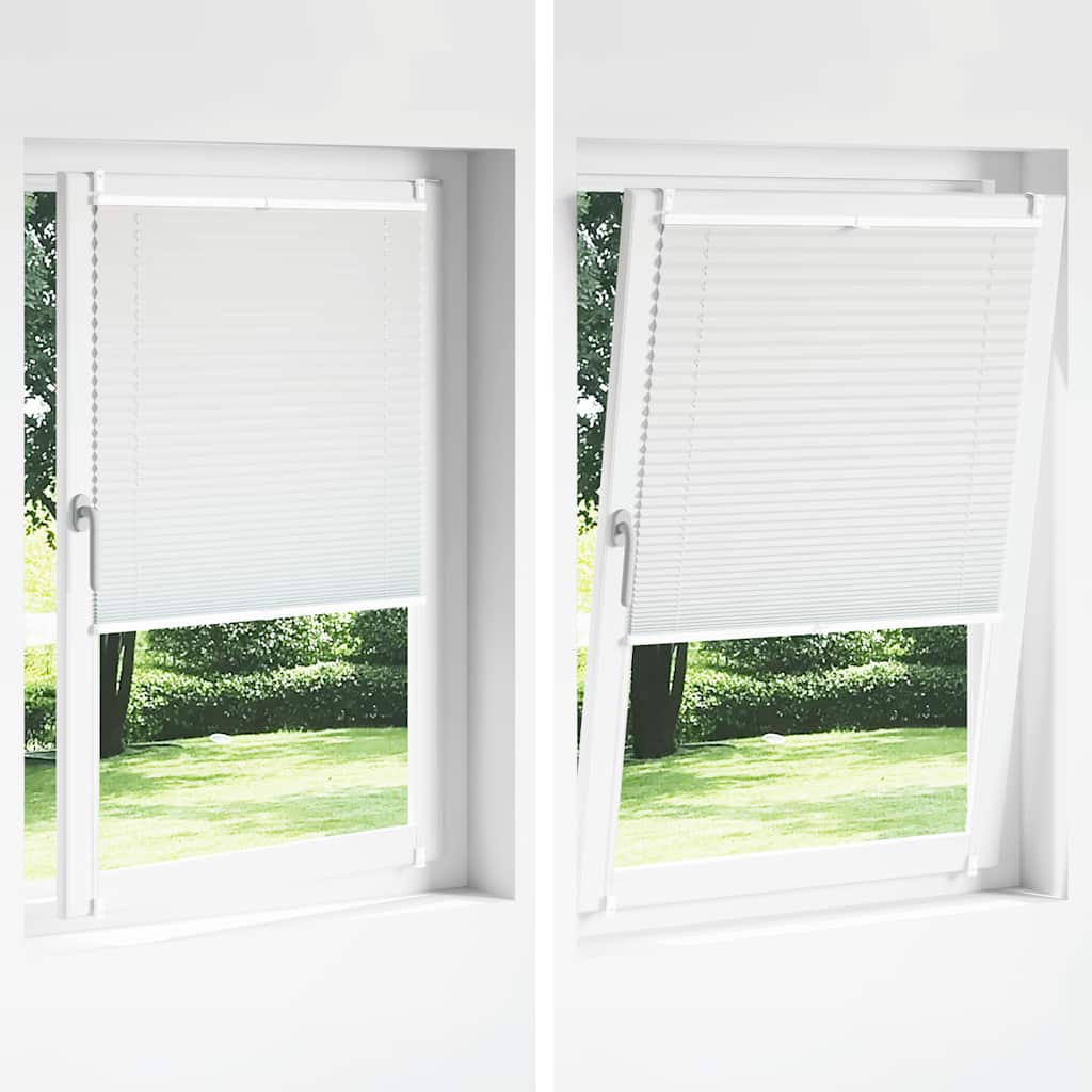 Plisseret blind 110x150 cm hvid