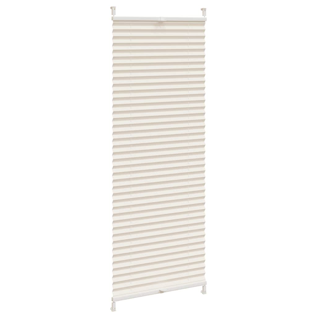 Plisseret blind 40x150 cm creme