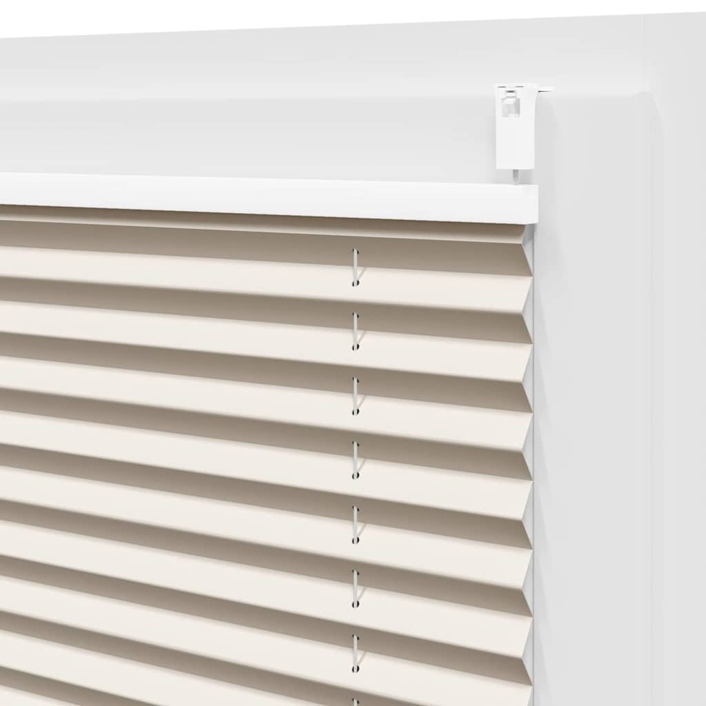 Plisseret blind 40x150 cm creme