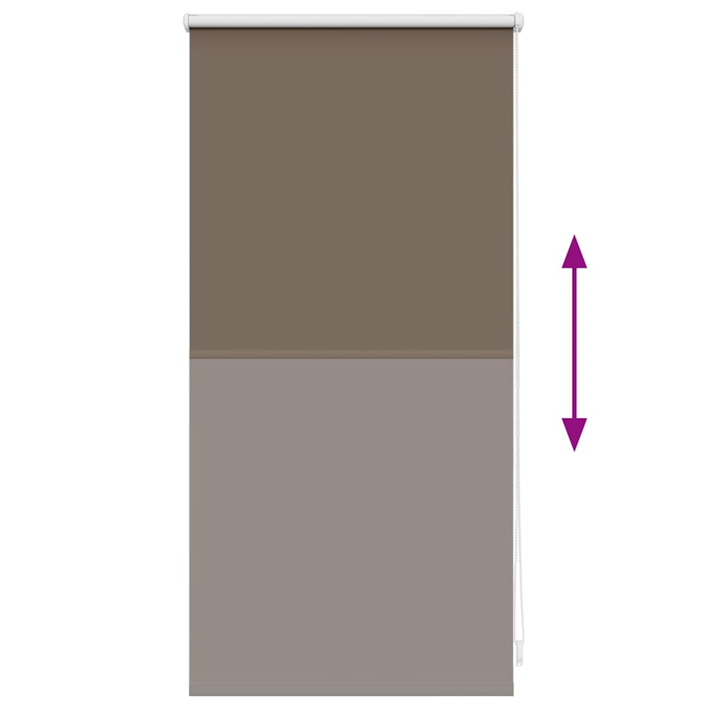 rullegardin mørklægning 44,4x100 cm stofbredde 40 cm kaffe