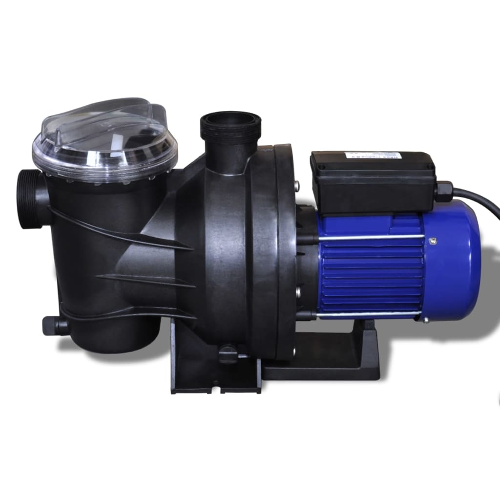 poolpumpe elektrisk 1200 W blå