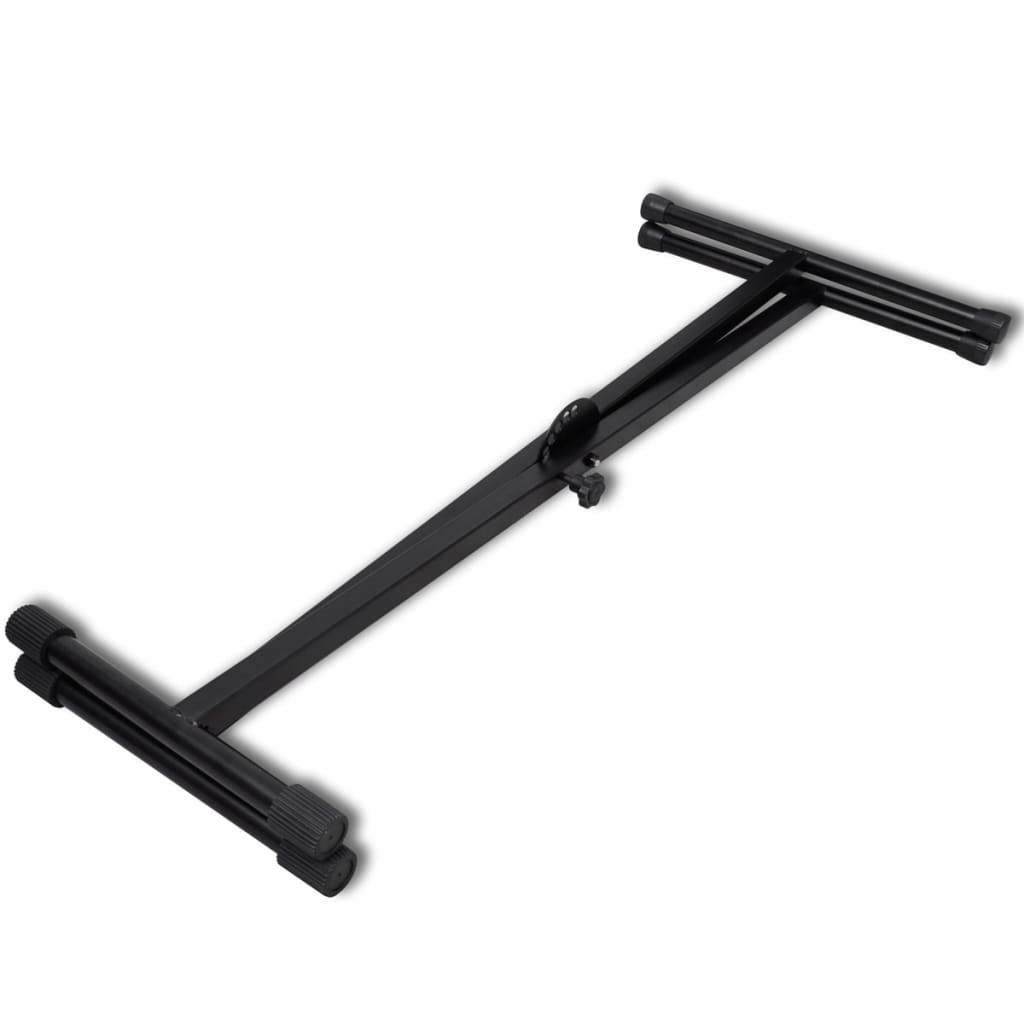 justerbart keyboardstativ og skammel