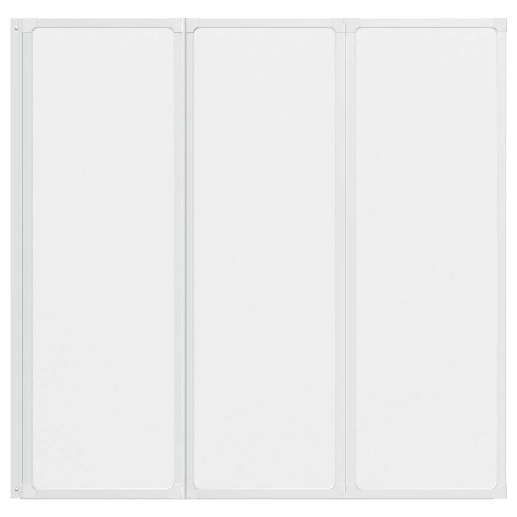 Brusevæg 117x120 cm 3 paneler foldbar