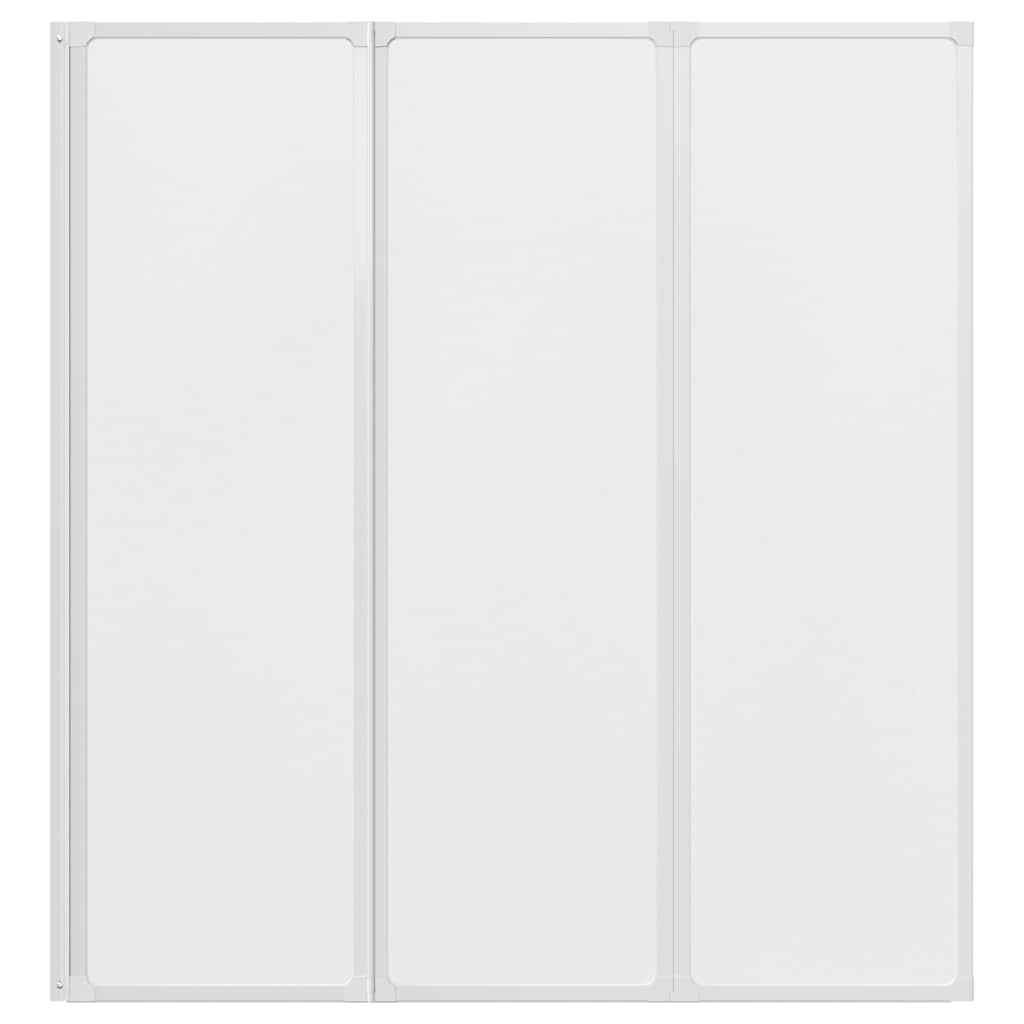 Bruser Badekar væg skærmbillede 141 x 132 cm 3 Sammenfoldelig Paneler