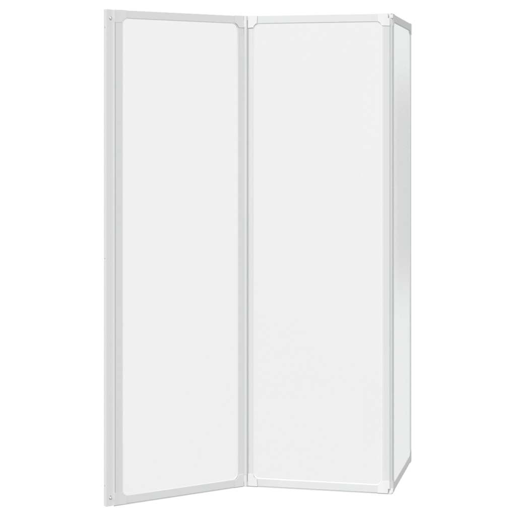 Bruser Badekar væg skærmbillede 141 x 132 cm 3 Sammenfoldelig Paneler