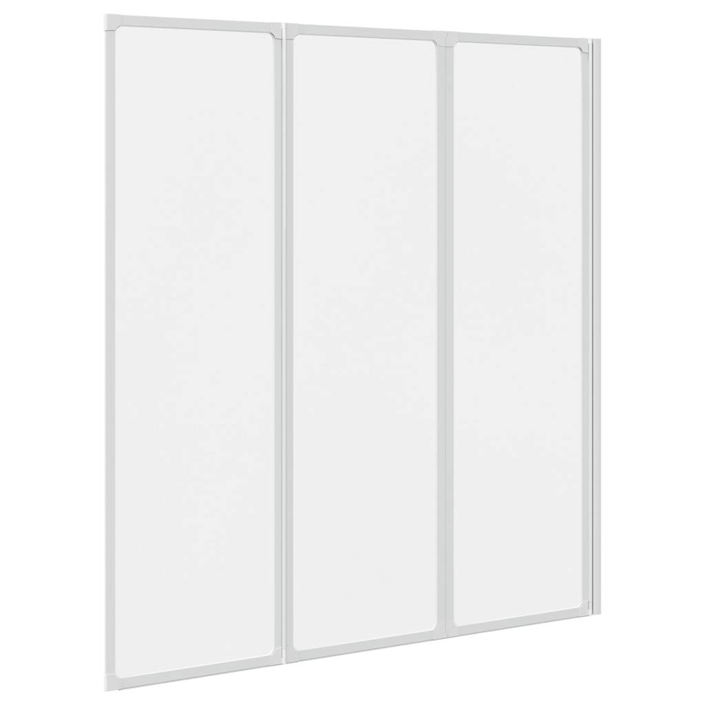 Bruser Badekar væg skærmbillede 141 x 132 cm 3 Sammenfoldelig Paneler