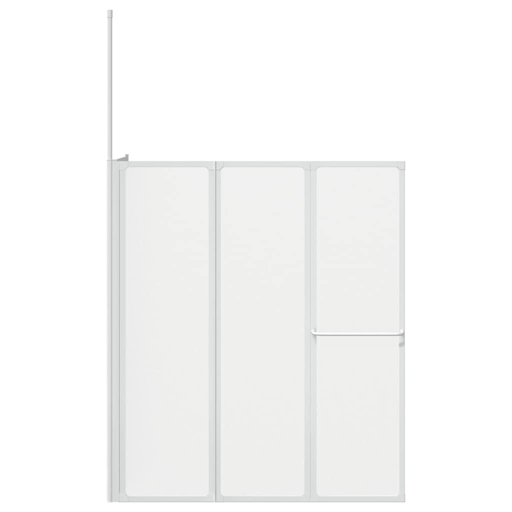 Brusevæg 70x120x137 cm L-formet 4 paneler foldbar