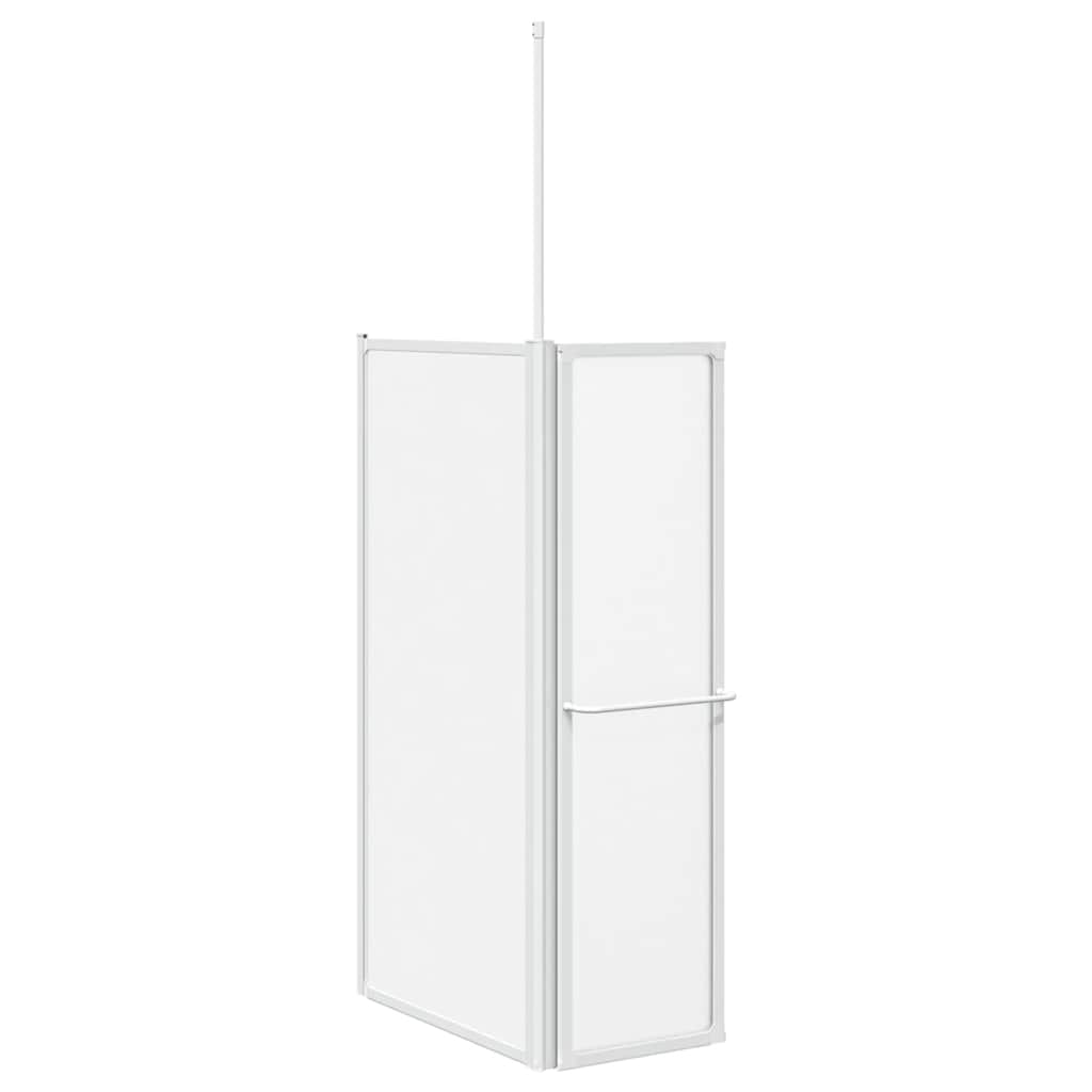 Brusevæg 70x120x137 cm L-formet 4 paneler foldbar