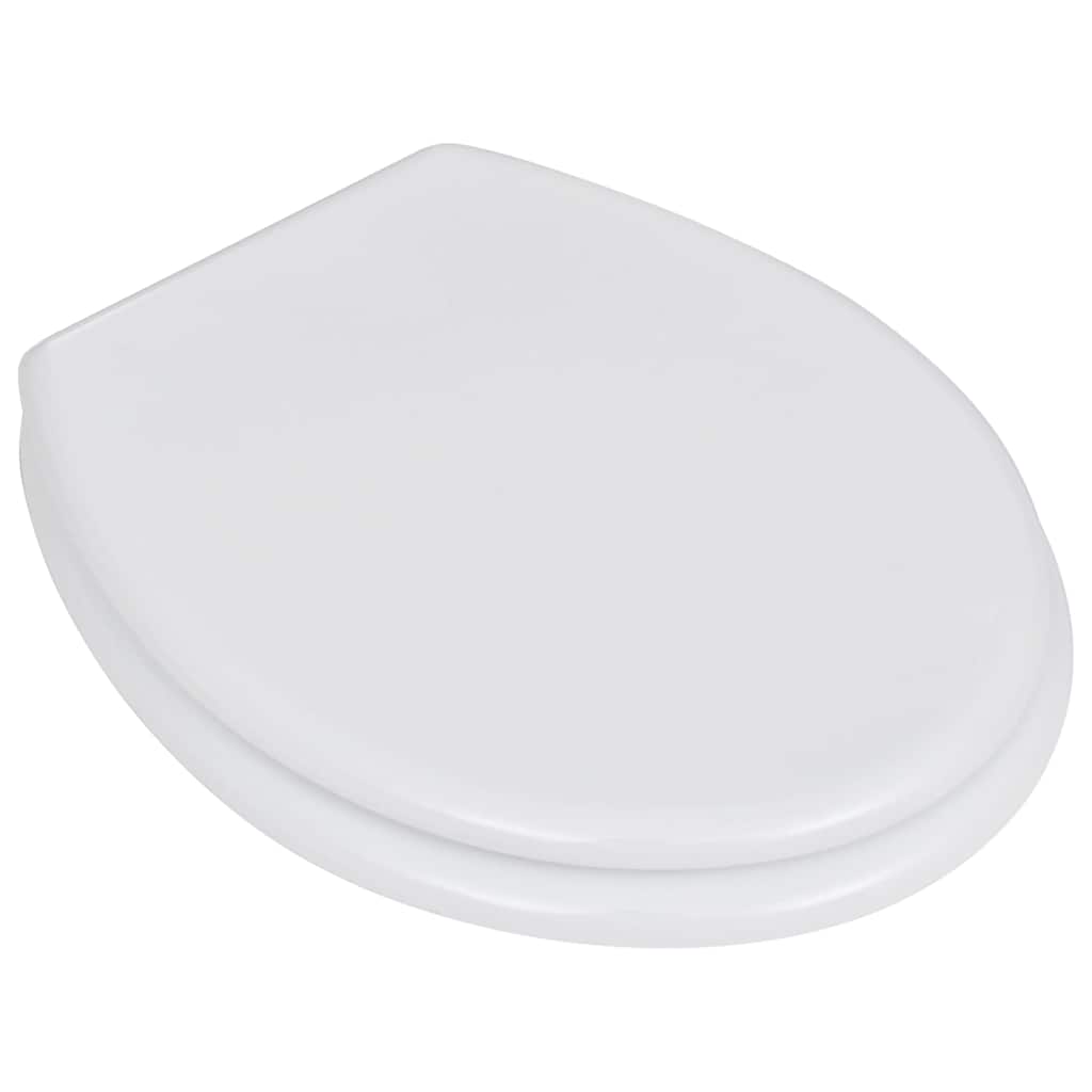 toiletsæde MDF låg enkelt design hvid