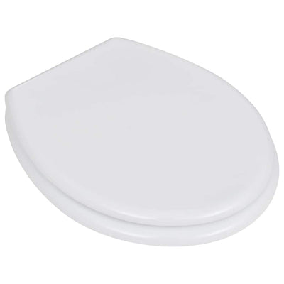 toiletsæde MDF låg enkelt design hvid