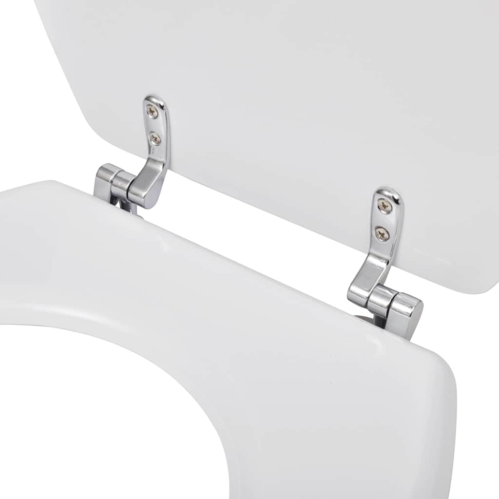 toiletsæde MDF låg enkelt design hvid