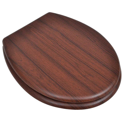 toiletsæde MDF låg enkelt design brun