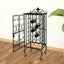 vinreol til 28 flasker metal