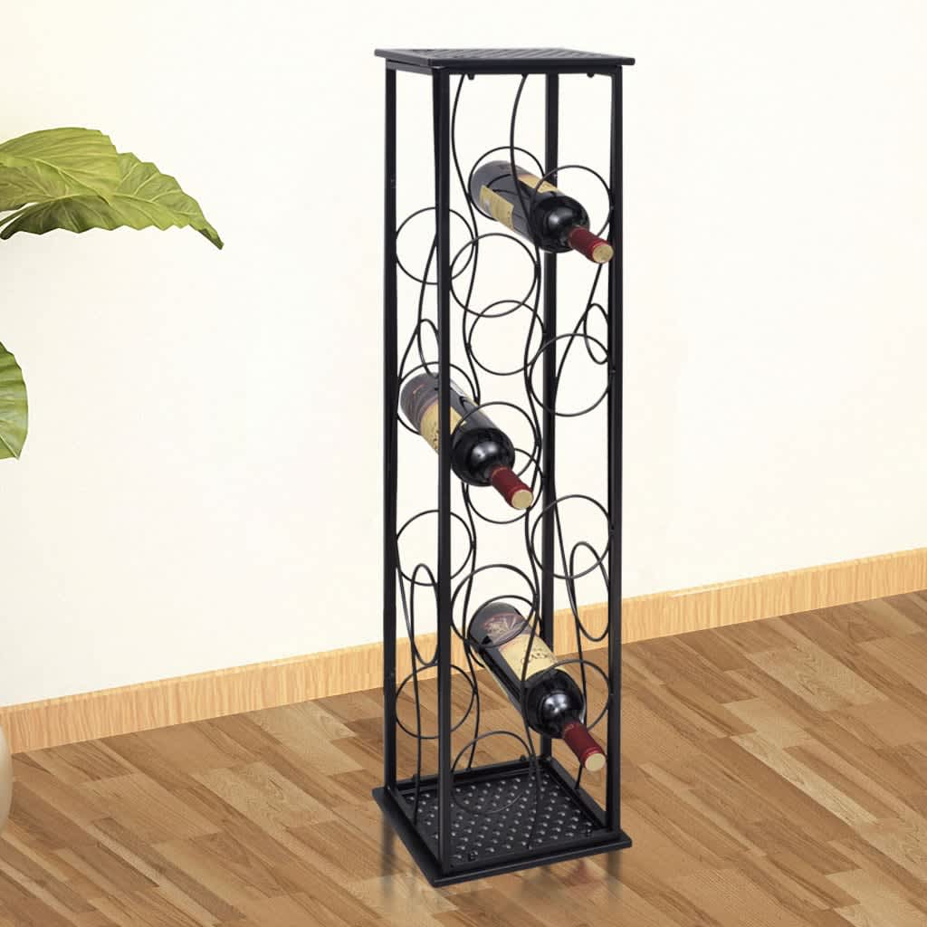 vinreol til 8 flasker metal