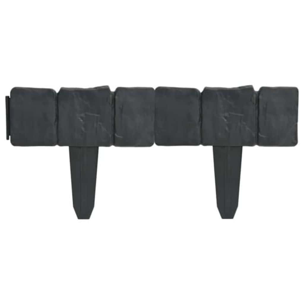 Plænekanter 41 stk. 10 m plast stenlook