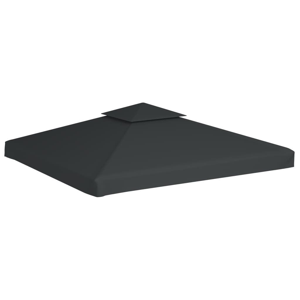 baldakin til havepavillon 3x3 m 310 g/m² mørkegrå