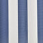 udskiftningsdug til markise 600x300 cm polyester blå og hvid