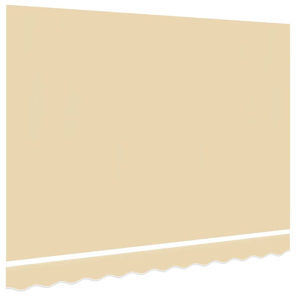 udskiftningsdug til markise 300x250 cm polyester cremefarvet