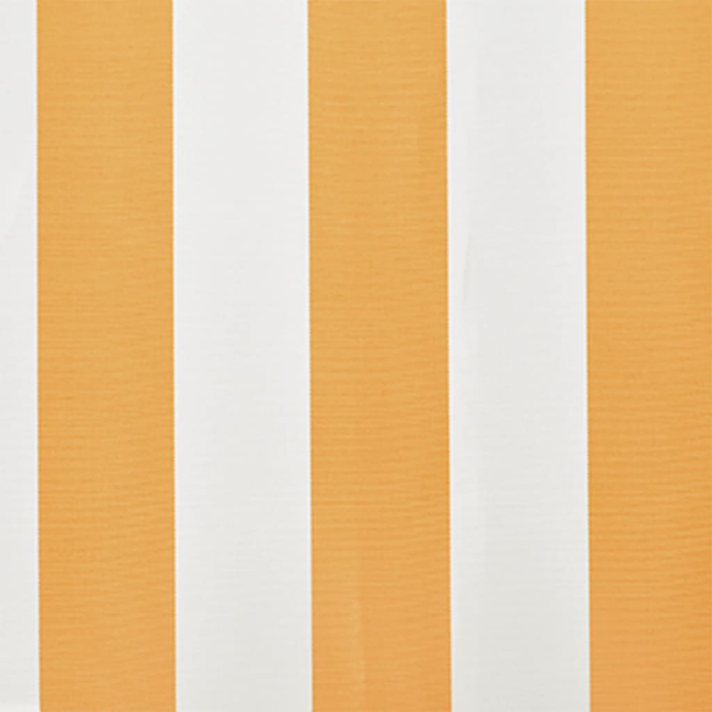 udskiftningsdug til markise 400x300 cm polyester gul og hvid