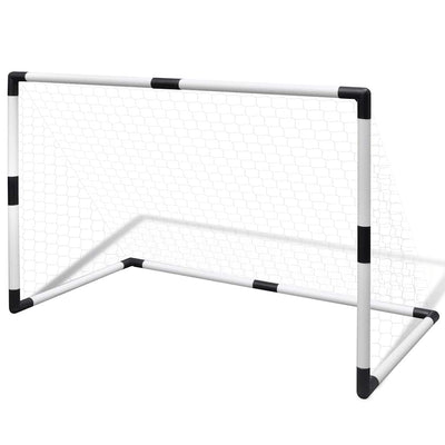 Mini-fodboldmål 2 stk. 91,5x48x61 cm til børn
