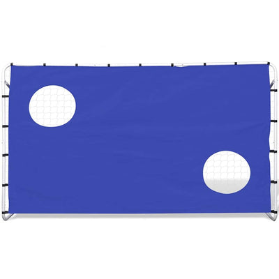 fodboldmål med sigtemål 240x92x150 cm stål