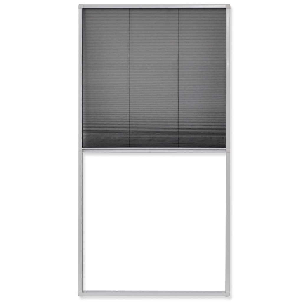 insektnet til vindue plissé 80x160 cm