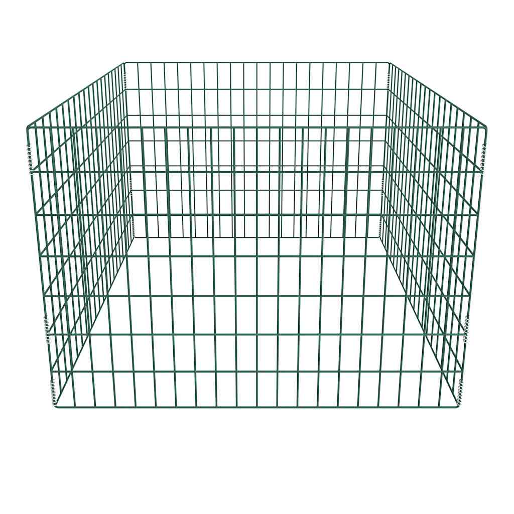 firkantet kompostbeholder til haven 100 x 100 x 70 cm
