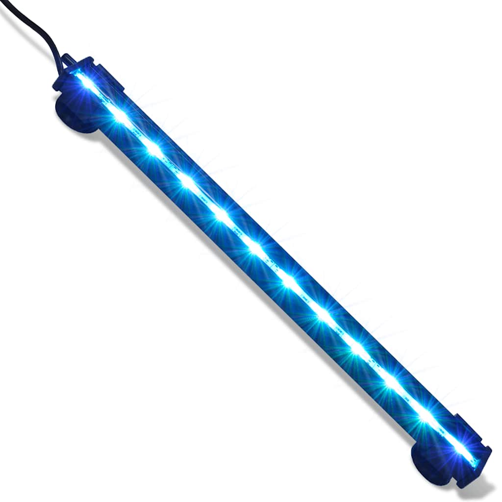 LED-undervandslampe til akvarie 32 cm boblefunktion RGB-farver