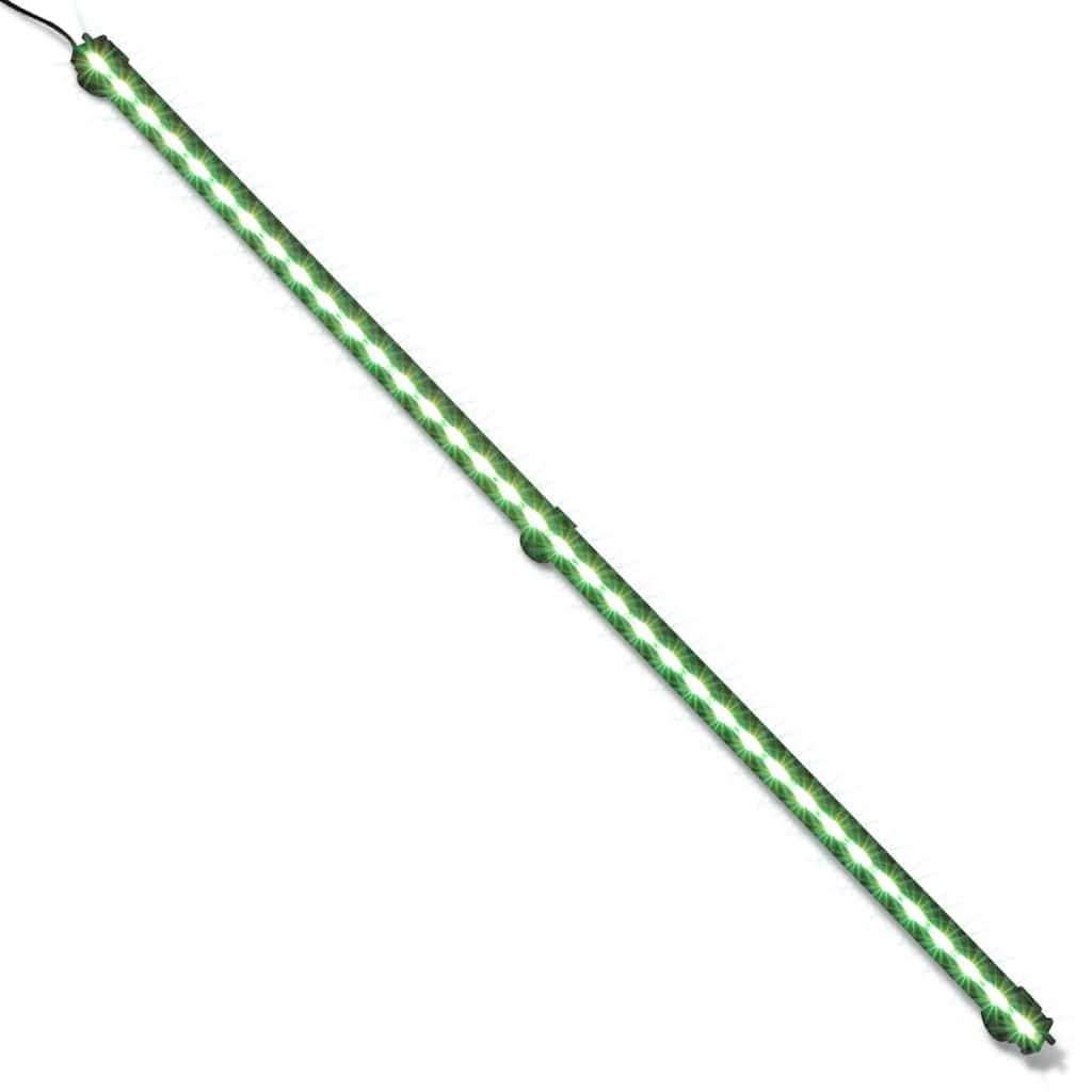 LED-akvarielampe med boblefunktion 94 cm RGB-farver