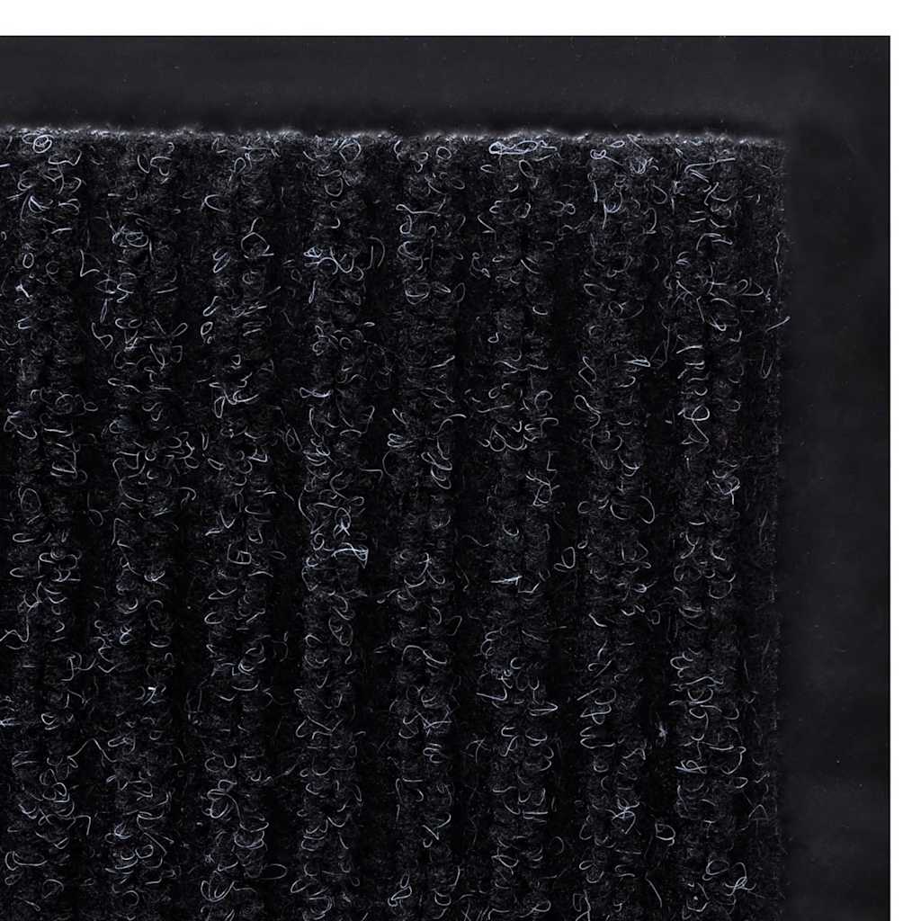 dørmåtte sort 90 x 60 cm PVC