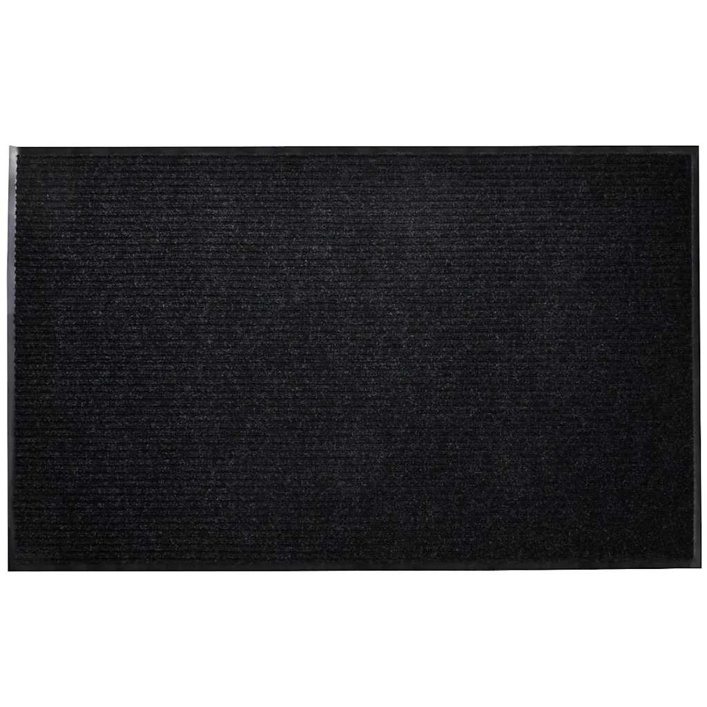 dørmåtte sort 90 x 120 cm PVC