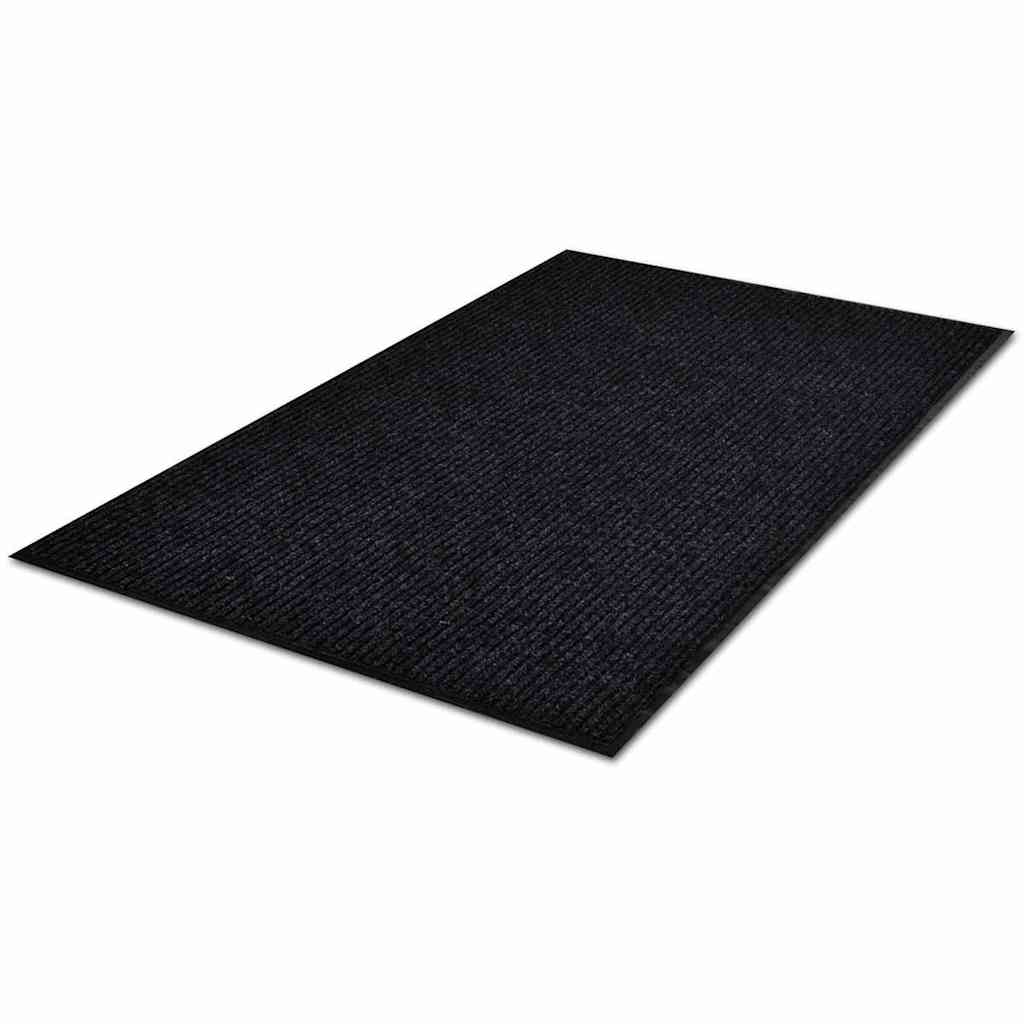 dørmåtte sort 90 x 120 cm PVC