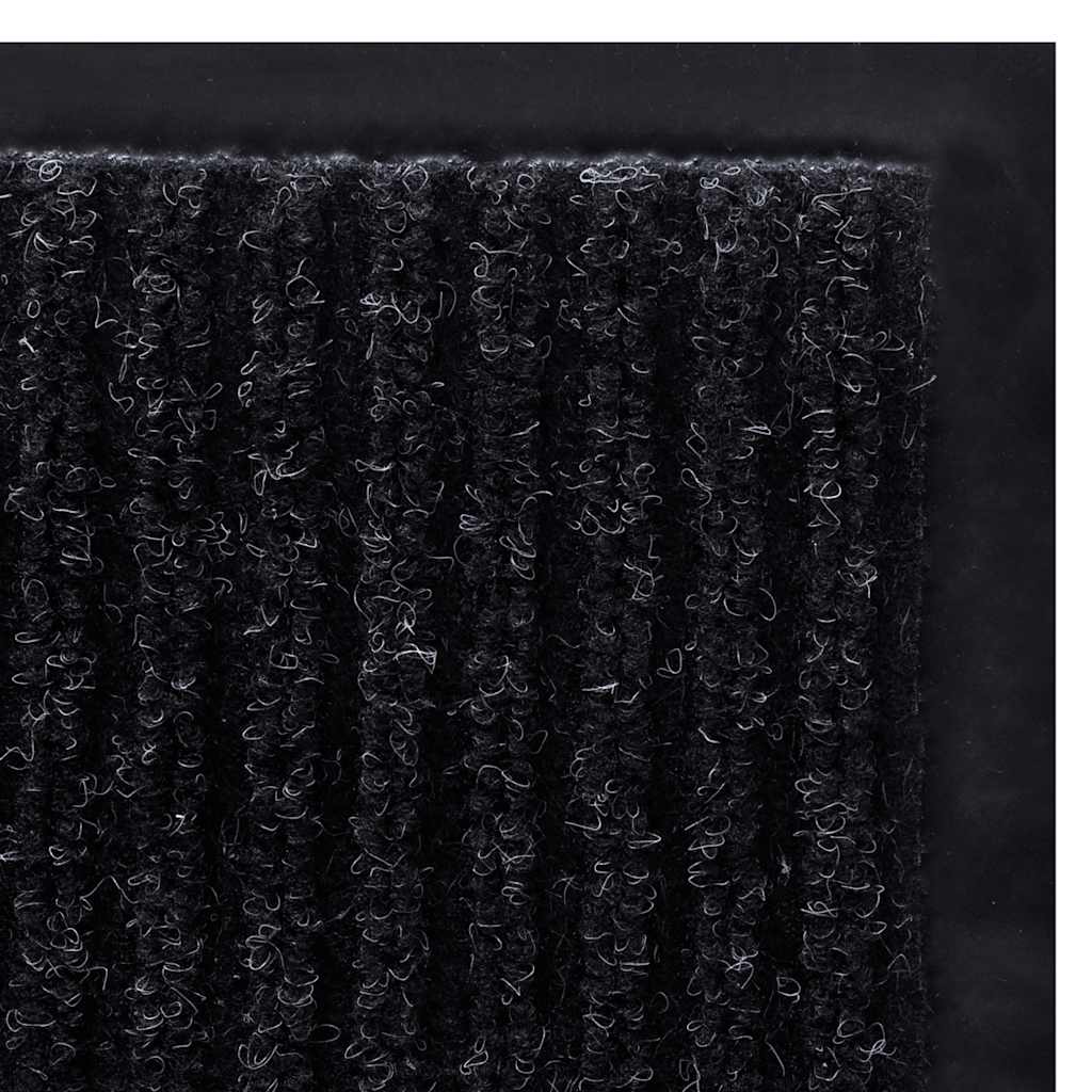 dørmåtte sort 90 x 120 cm PVC