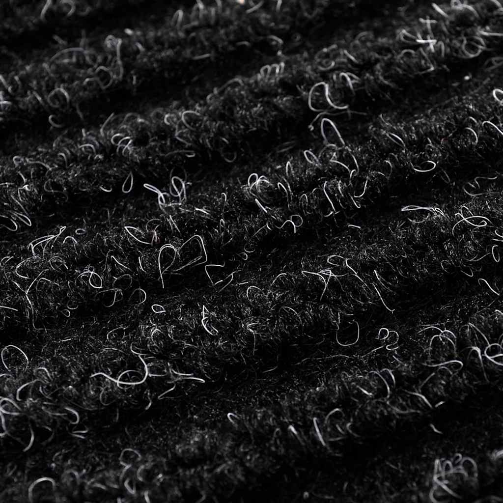 dørmåtte sort 90 x 120 cm PVC