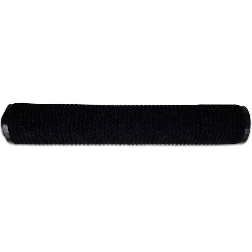 dørmåtte sort 90 x 150 cm PVC