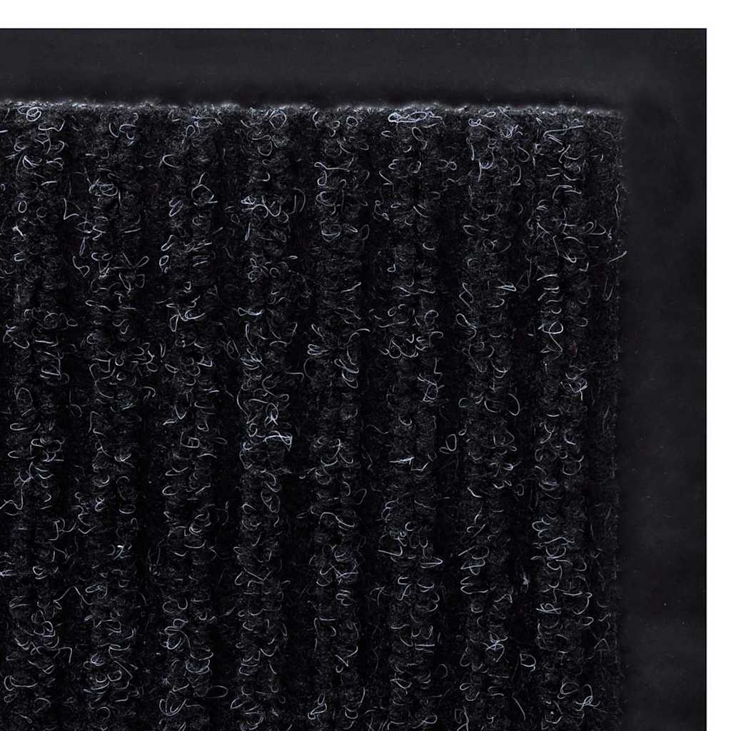 dørmåtte sort 90 x 150 cm PVC