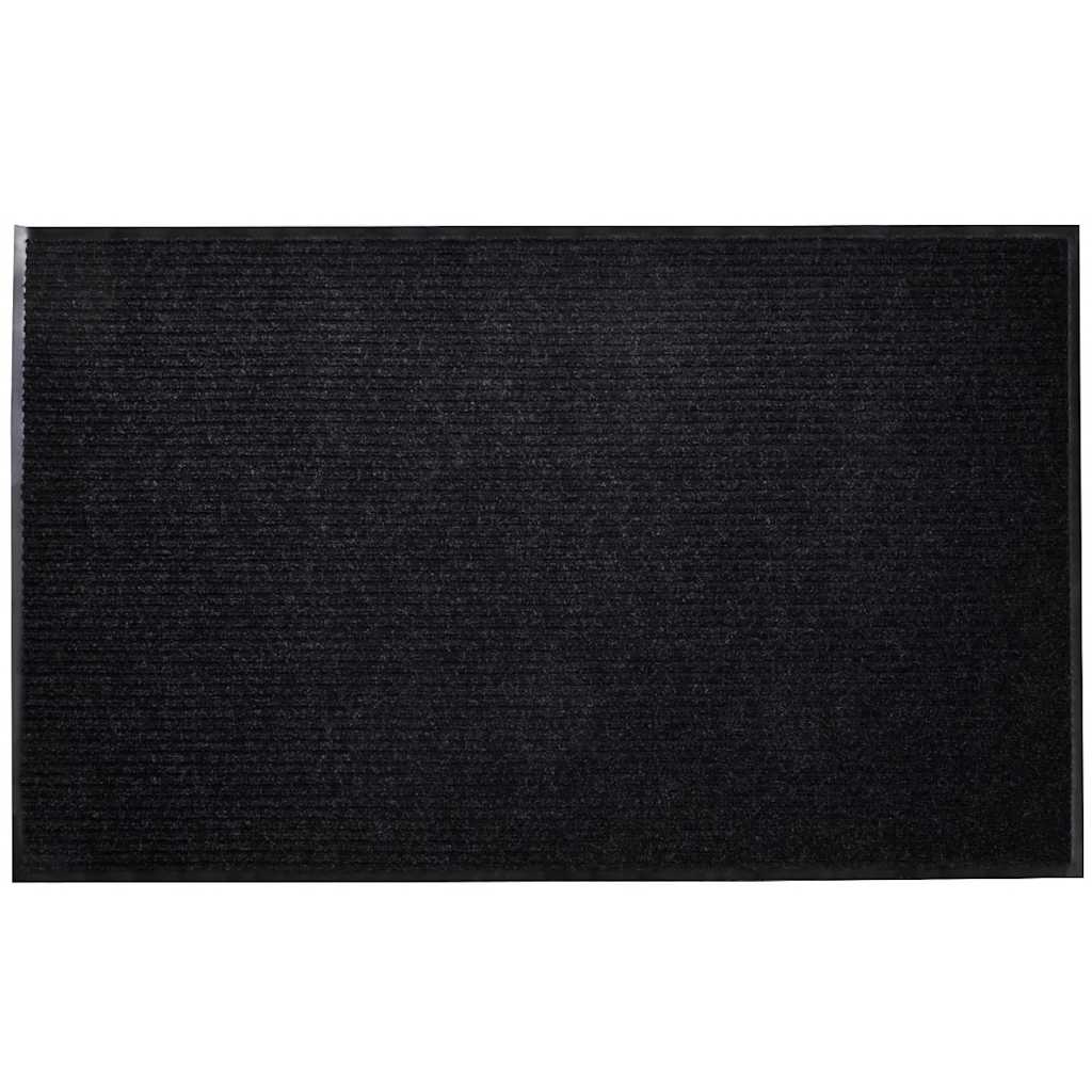 dørmåtte sort 120 x 180 cm PVC