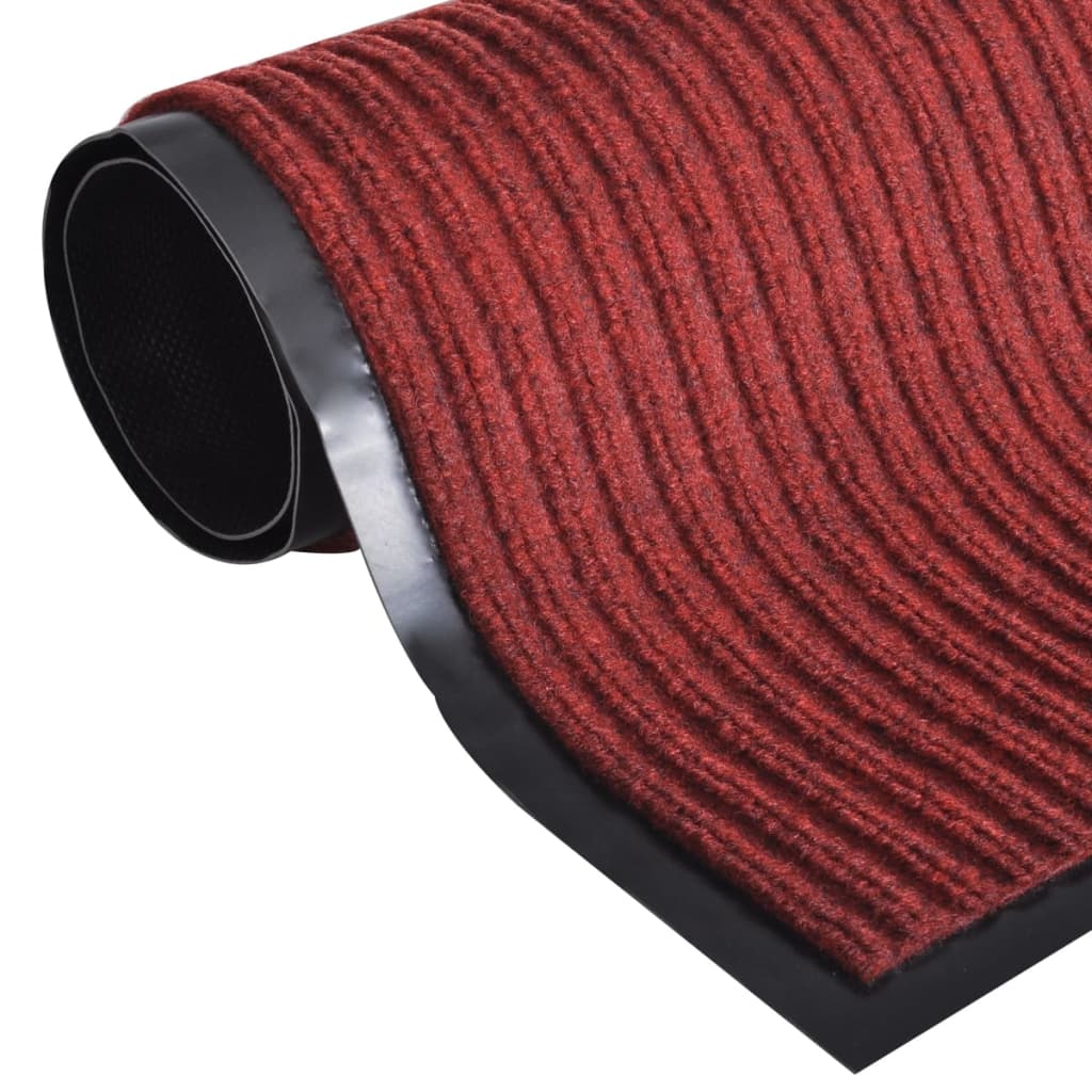 dørmåtte rød 90 x 120 cm PVC