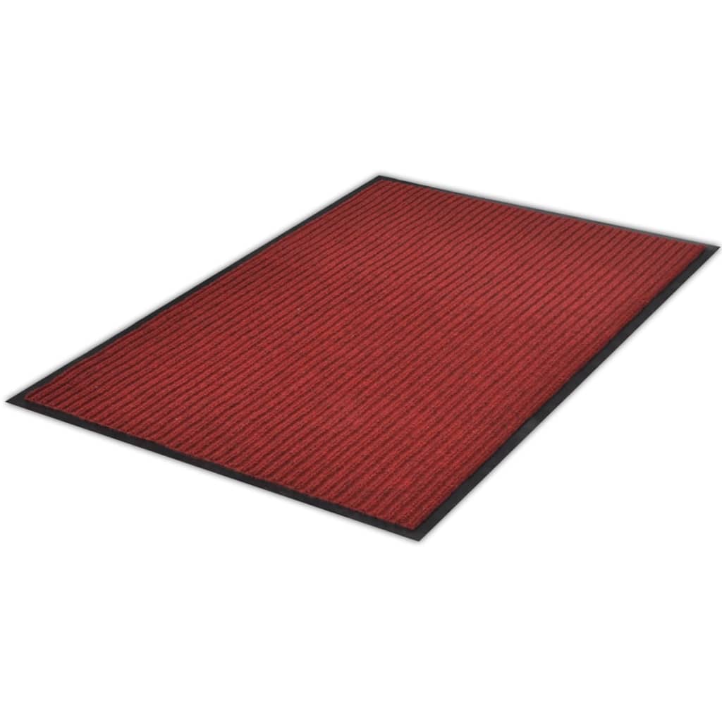 dørmåtte rød 90 x 120 cm PVC