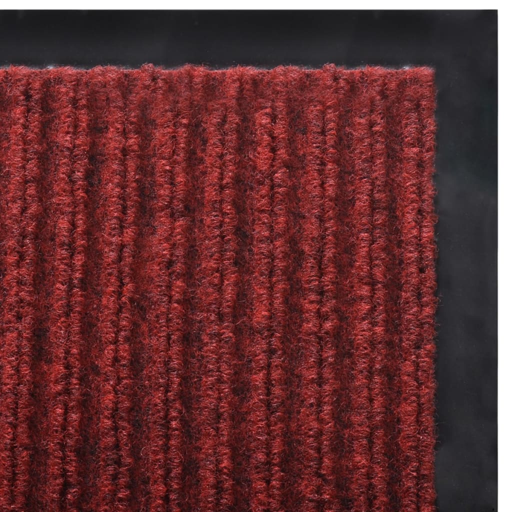 dørmåtte rød 90 x 120 cm PVC