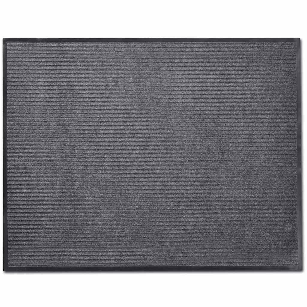 dørmåtte grå 90 x 60 cm PVC