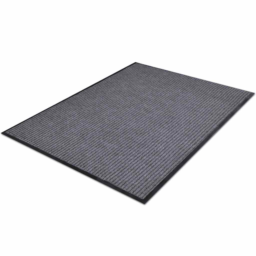 dørmåtte grå 90 x 60 cm PVC