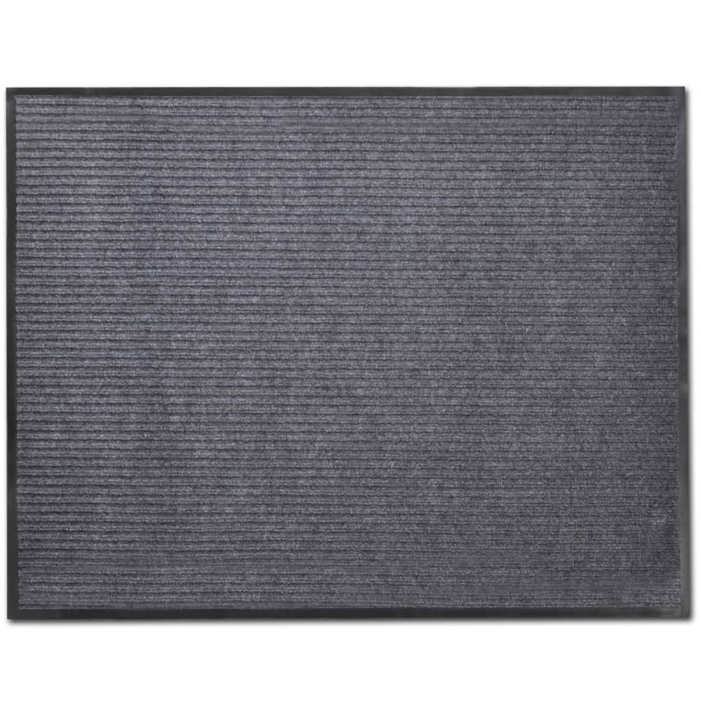 dørmåtte grå 90 x 150 cm PVC